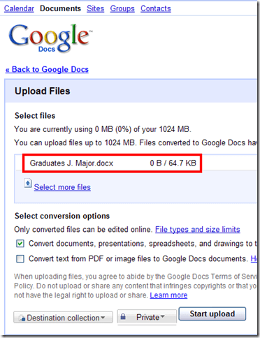 googleapps--upload-marked