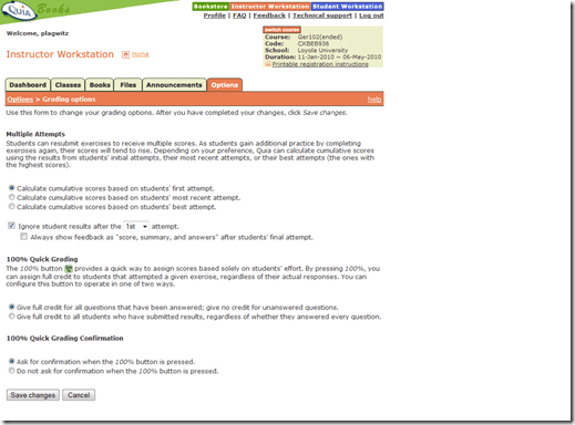 Quia - Instructor Workstation_course-options-grading Quia - Instructor Workstation_course-options-grading