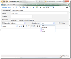 owa-calendar-appointment-show-time-as-free-leads-to-scheduling-conflicts-use-busy-instead