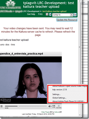 kaltura flash microphone settings0