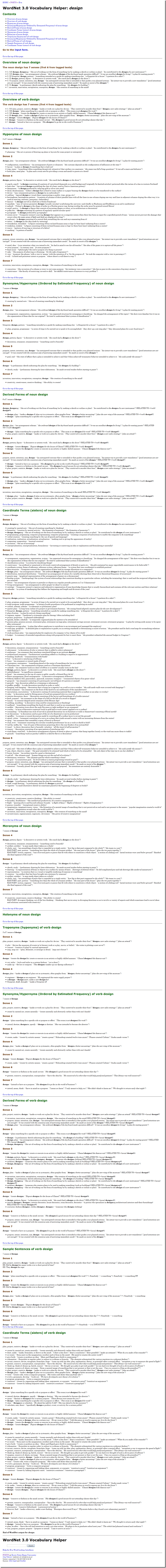 WordNet 3.0 Vocabulary Helper- design_1332435445059
