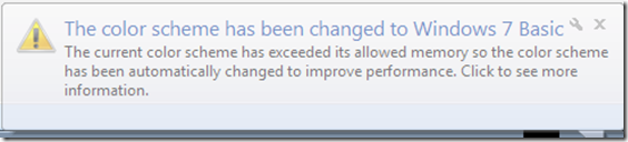 Forced downgrade to Color scheme Windows 7 Basic since “exceeded its ...